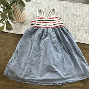 Red,white and blue summer dress